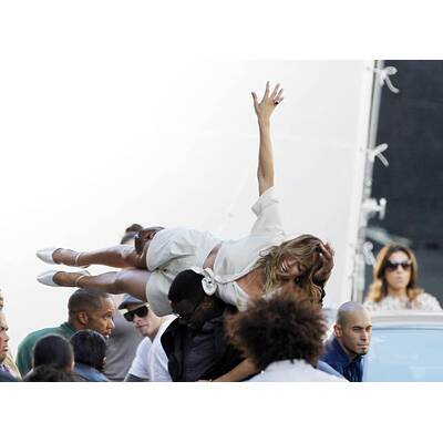 Jennifer Lopez: Spaß beim Video-Dreh