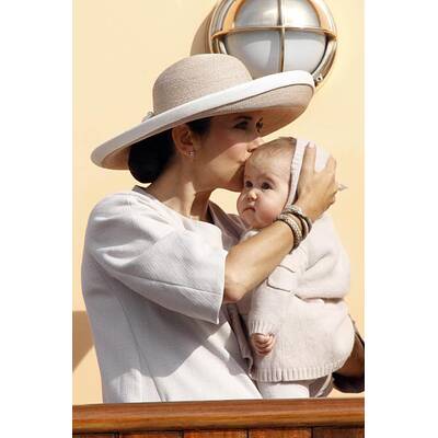 Kronprinz Frederik und Mary: Schifffahrt mit den Zwillingen