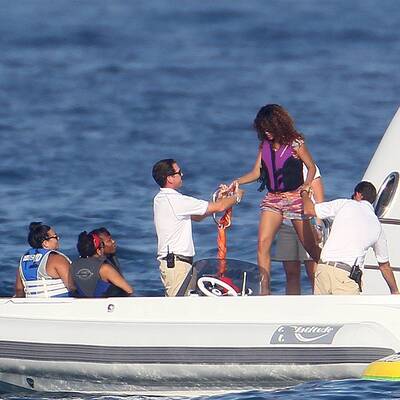 Rihannas Yacht-Urlaub in St. Tropez