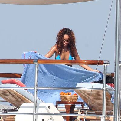 Rihannas Yacht-Urlaub in St. Tropez