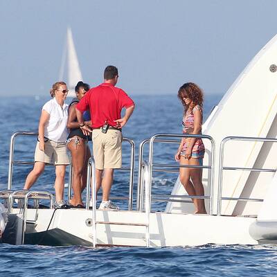 Rihannas Yacht-Urlaub in St. Tropez
