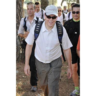 Fürst Albert II. auf Wanderschaft