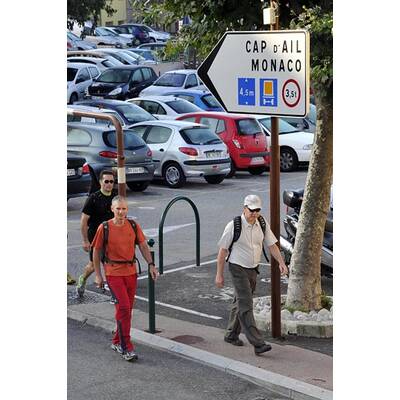 Fürst Albert II. auf Wanderschaft