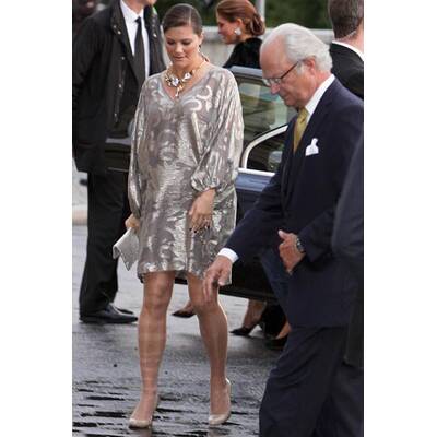 Prinzessin Victoria von Schweden versteckt ihren Babybauch