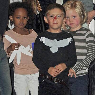 Die Brangelina-Kids zu Besuch bei Gwen Stefani