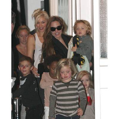 Die Brangelina-Kids zu Besuch bei Gwen Stefani
