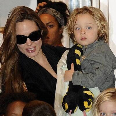 Die Brangelina-Kids zu Besuch bei Gwen Stefani