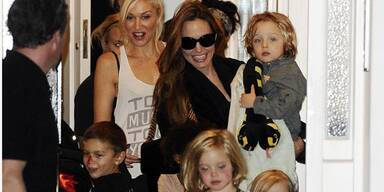 Die Brangelina-Kids zu Besuch bei Gwen Stefani