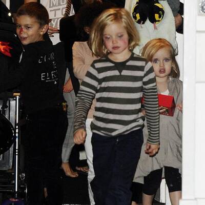 Die Brangelina-Kids zu Besuch bei Gwen Stefani