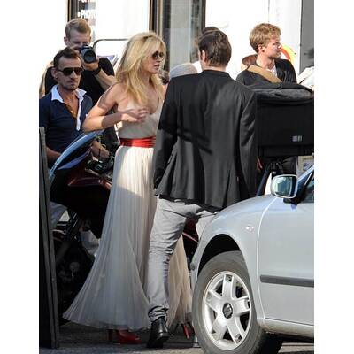 Kate Moss: Shooting mit Mario Testino