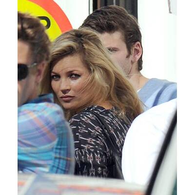 Kate Moss: Shooting mit Mario Testino