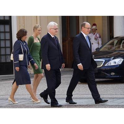Charlene lächelt endlich wieder MIT Albert