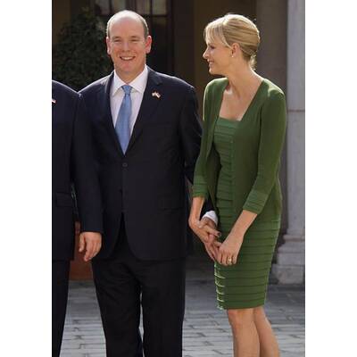 Charlene lächelt endlich wieder MIT Albert