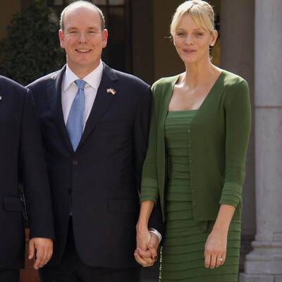 Charlene lächelt endlich wieder MIT Albert