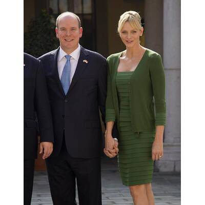 Charlene lächelt endlich wieder MIT Albert