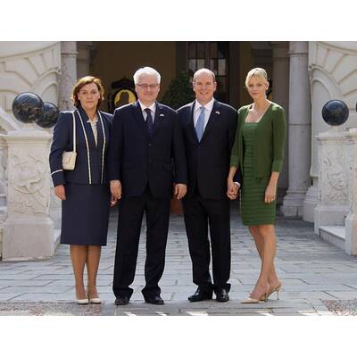 Charlene lächelt endlich wieder MIT Albert