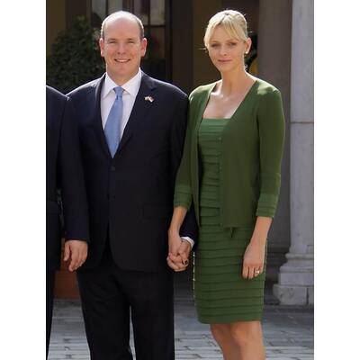 Charlene lächelt endlich wieder MIT Albert