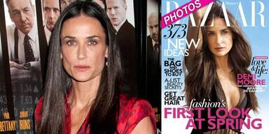 Demi Moore in Harper's Bazaar