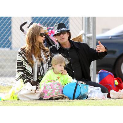 Charlie Sheen und  Denise Richards