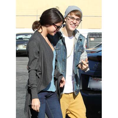 Selena und Justin gingen verliebt Frühstücken