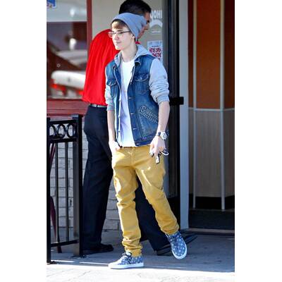 Selena und Justin gingen verliebt Frühstücken