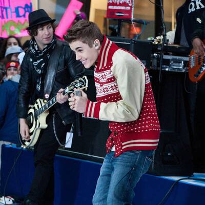 Justin Bieber: Text-Patzer im Fernsehen