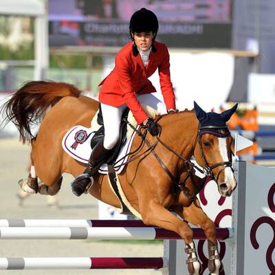 Charlotte Casiraghi und Athina Onassis nahmen an Reit-Turnier teil.