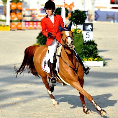 Charlotte Casiraghi und Athina Onassis nahmen an Reit-Turnier teil.