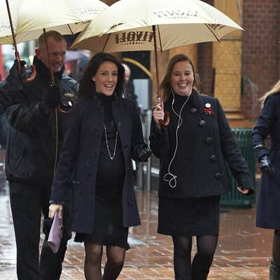 Prinzessin Marie strotzt vor Elan.