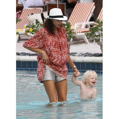 Die Beckers im Familienurlaub