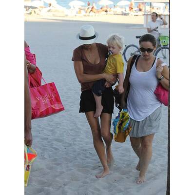 Die Beckers im Familienurlaub