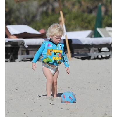 Die Beckers im Familienurlaub