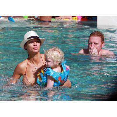 Die Beckers im Familienurlaub