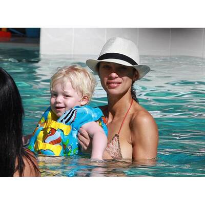 Die Beckers im Familienurlaub