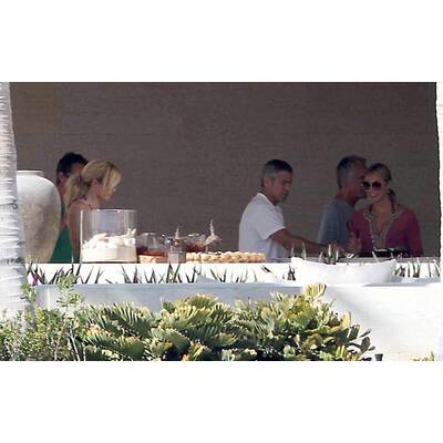 George Clooney & Stacy Keibler: Urlaub mit Cindy Crawford