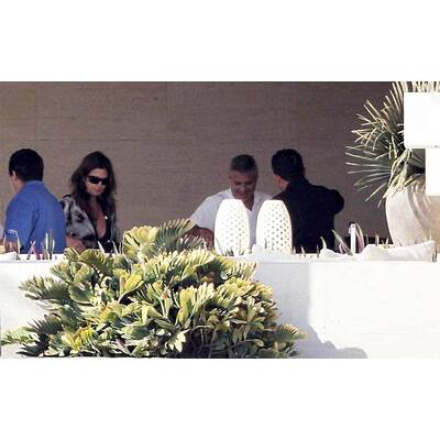 George Clooney & Stacy Keibler: Urlaub mit Cindy Crawford