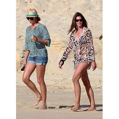 George Clooney & Stacy Keibler: Urlaub mit Cindy Crawford