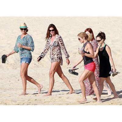 George Clooney & Stacy Keibler: Urlaub mit Cindy Crawford