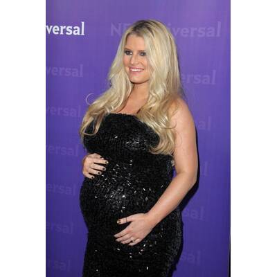 Schwanger und strahlend schön 