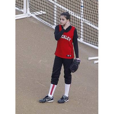 Paris Jackson am Spielfeld