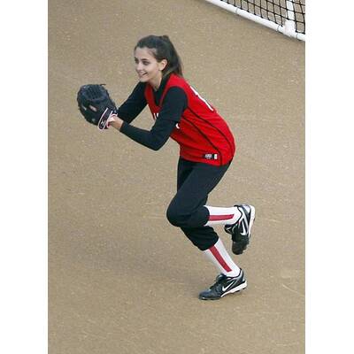 Paris Jackson am Spielfeld