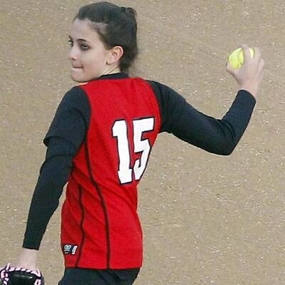 Paris Jackson am Spielfeld