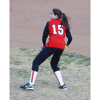 Paris Jackson am Spielfeld