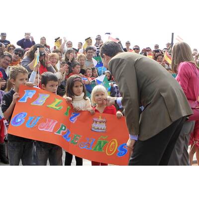 Sie spendeten Insel-Bewohnern Mut...