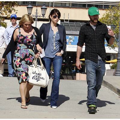 Jessica und Justin wirken ziemlich gestresst...