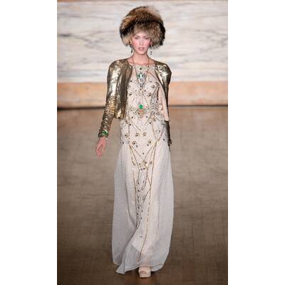 Metallic Looks vom Catwalk