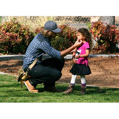 Sieht so ein gewalttätiger Vater aus?