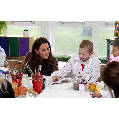 Herzogin Kate: Edler Auftritt in Grundschule
