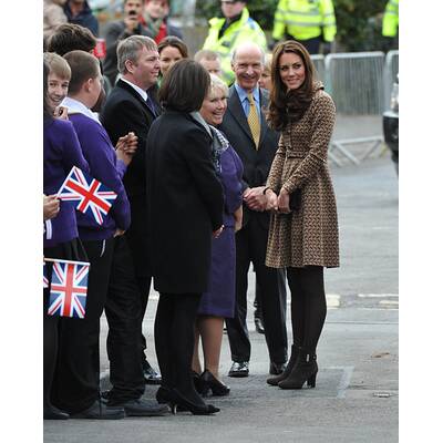 Herzogin Kate: Edler Auftritt in Grundschule