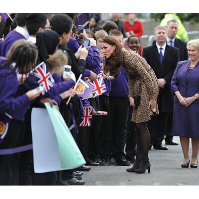 Herzogin Kate: Edler Auftritt in Grundschule